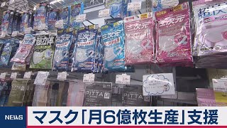 マスク「月６億枚生産」支援　新型肺炎で緊急対策 153憶円