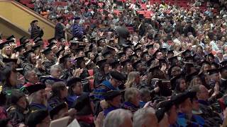 Dr. Chery Beasley, Hail to UNCP's call to virtue, highlights from 2018 graduate commencement address