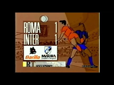 1989 90 24 11 02 1990 Roma INTER 1 1 Klinsmann Tempestilli Servizio D S Rai1 