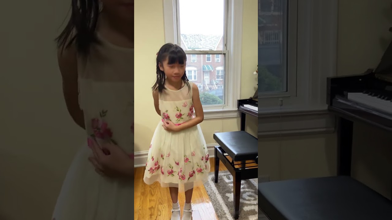 Elena Wu/8YO/Category C/Minuet in G by Bach
