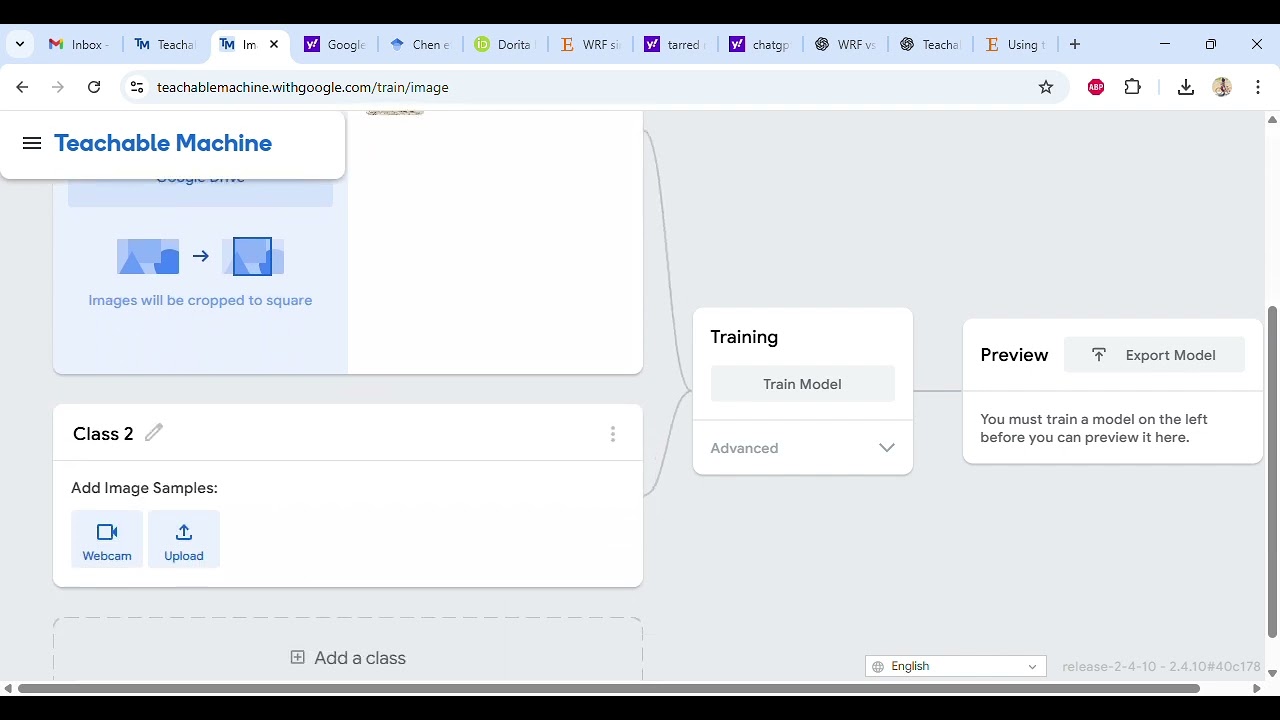 Task 1: Using "Teachable machine" to train LuLc in both natural and disturbed phase