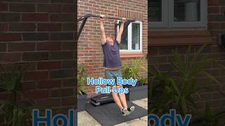 Hollow Body Pull-ups. Engage your core!