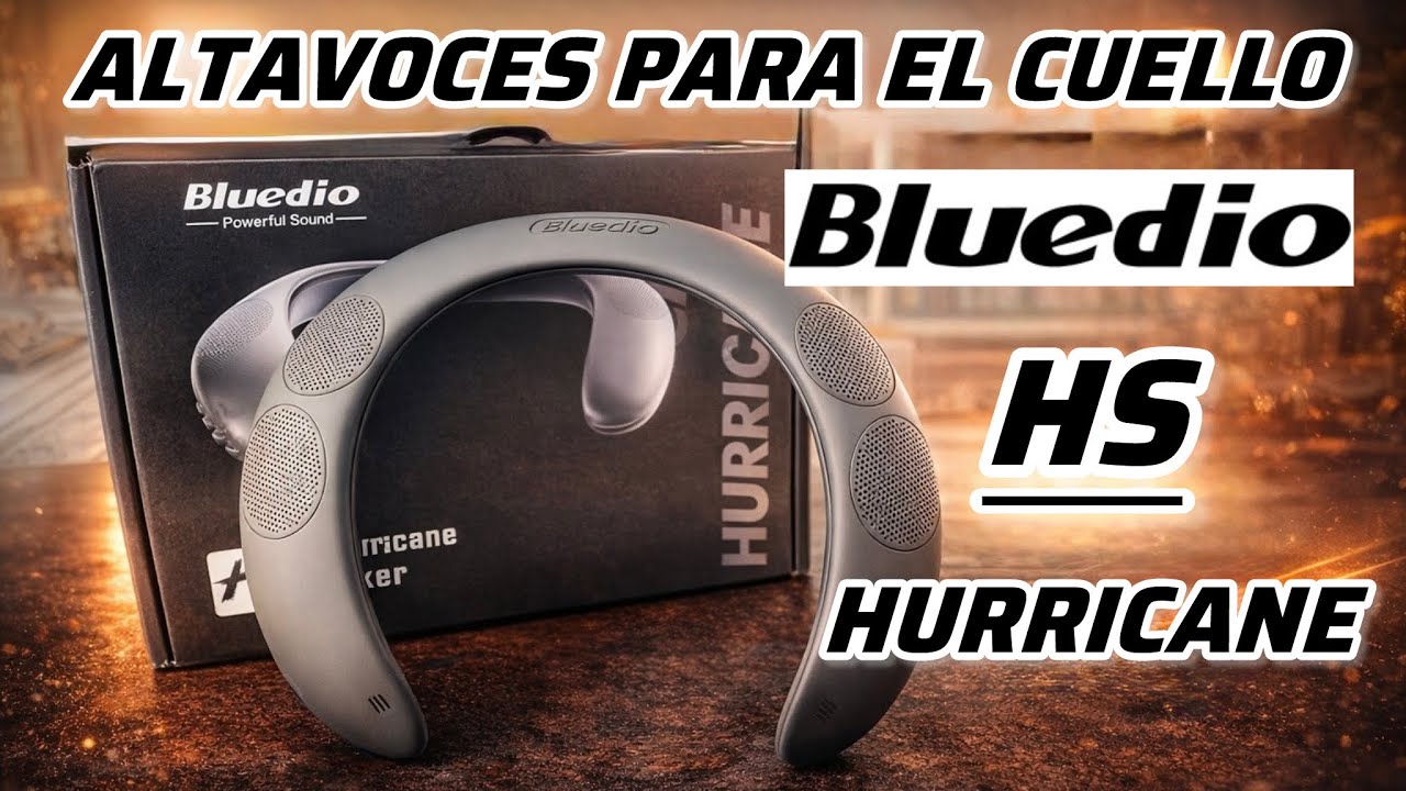 Bluedio HS Hurricane Altavoces para el Cuello, Unboxing y Review - YouTube