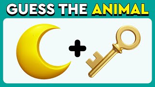 Guess the Animal by Emoji | 🐶🦁🐻 Cute Animal Quiz