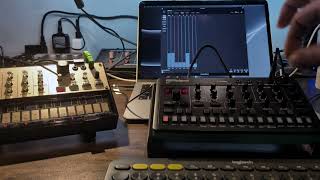 Ambient Generative Jam No.  2  - Roland Aira S-1 with Korg Volca Keys  HD 1080p