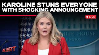 Karoline Leavitt LIVE | White House Press Secretary Drops Bombshell in Briefing | Iran Israel WAR