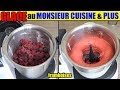 glace monsieur cuisine plus sorbet framboise fruits congelés fraise ananas fruit rouge etc..