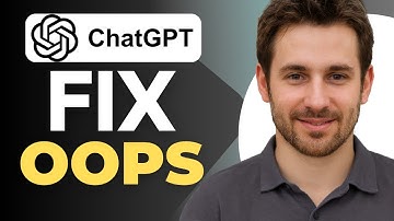How To Fix ChatGPT Oops, An Error Occurred (Updated 2025)