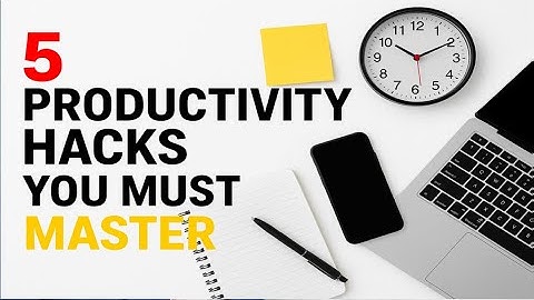 How to Build Discipline and Consistency | 5 Productivity Hacks You Need to boost discipline 