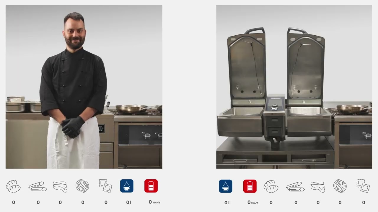 Cuiseur à pates conventionnel versus iVario Pro 2-S | RATIONAL