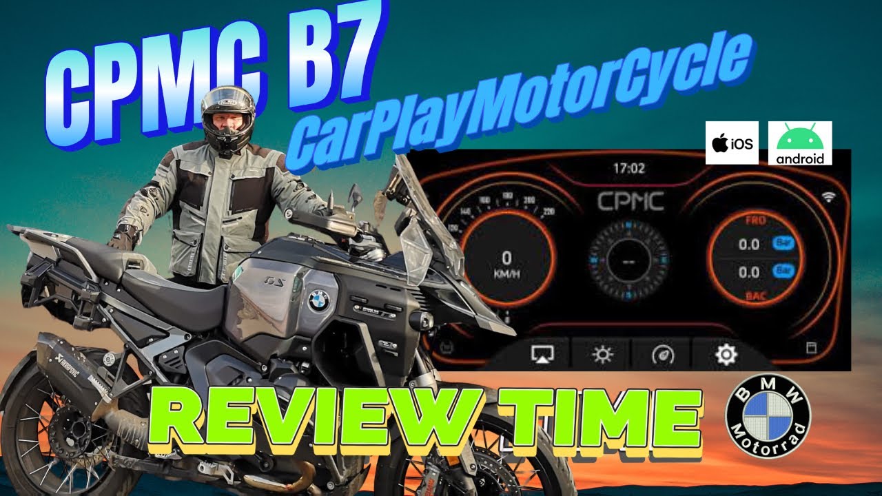 FANTASTIC ALTERNATIVE GPS FOR YOUR BMW....THE B7 FROM CPMC (Car Play Motor Cycle)