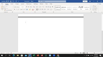 How to set border of header or footer in Word