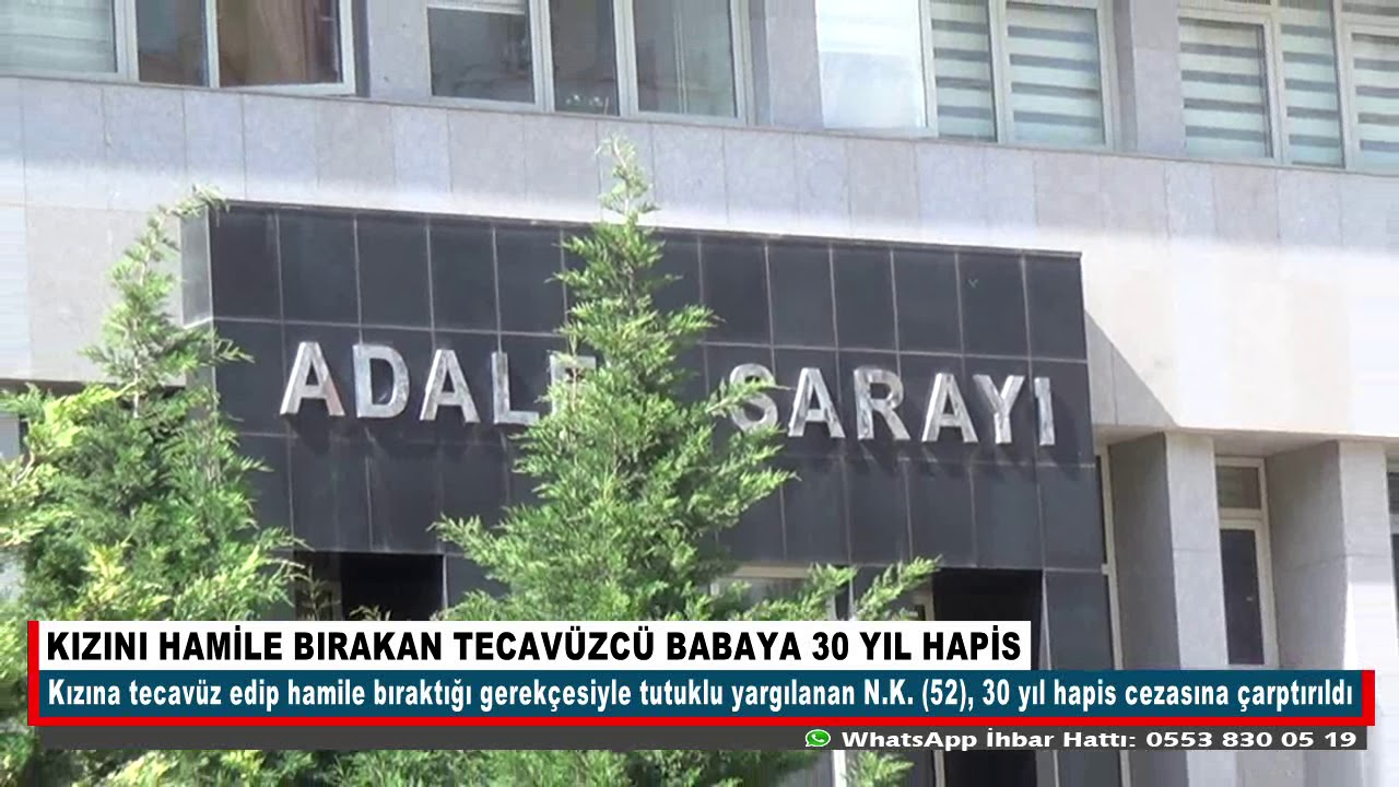 KIZINI HAMİLE BIRAKAN TECAVÜZCÜ BABAYA 30 YIL HAPİS - YouTube