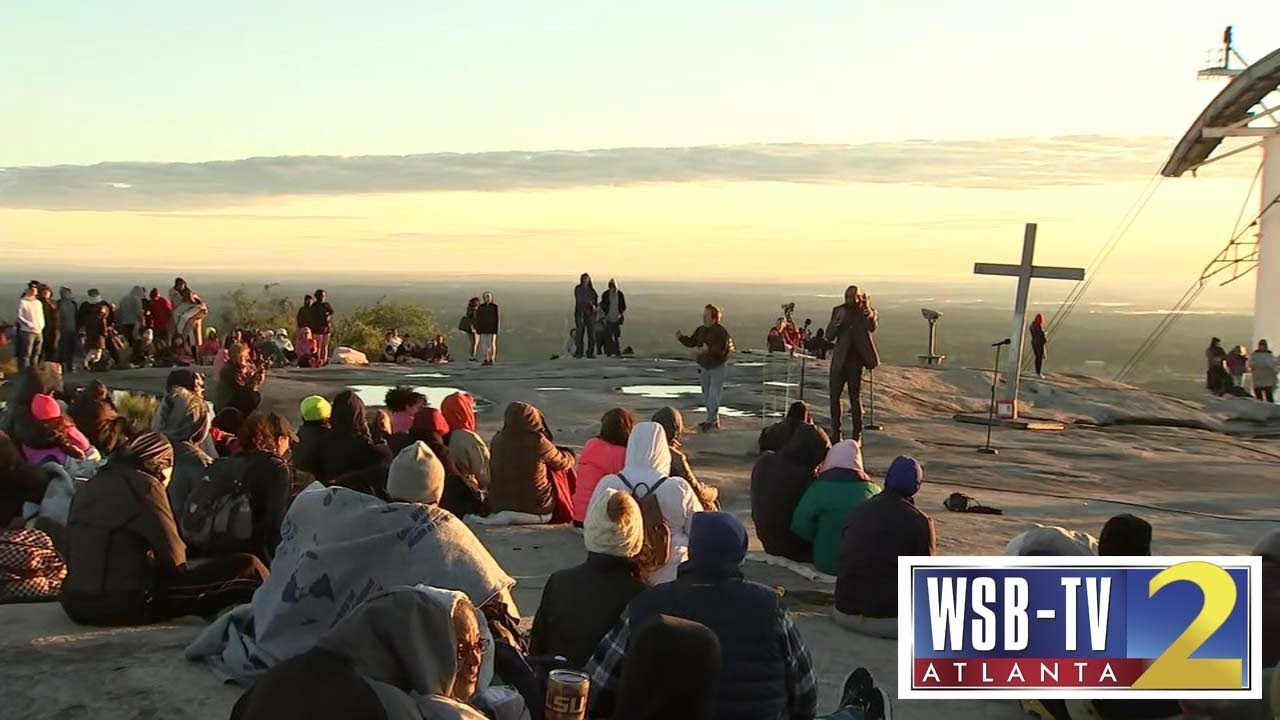 Montell Jordan delivers Easter sermon at sunrise service at Stone Mountain - YouTube