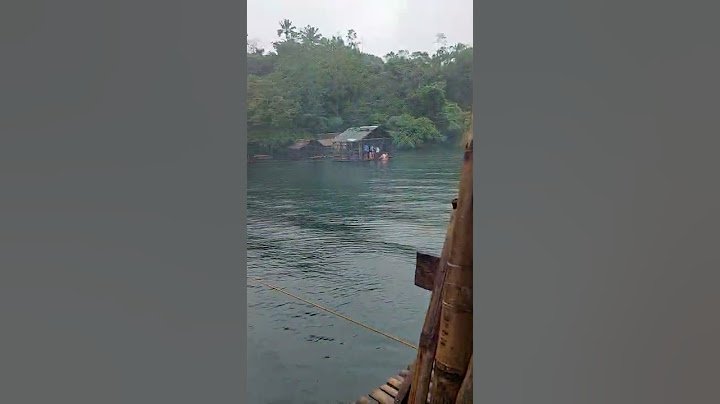 Floating cottages in Lake Danao Ormoc City