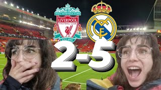 El REAL MADRID SILENCIA ANFIELD ⚽️ Liverpool 2-5 Real Madrid en Anfield 💜 REACCIÓN MADRIDISTA