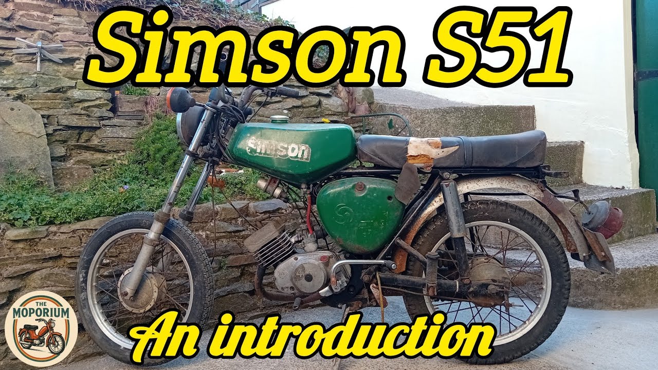 Simson S51 moped restoration part 1: Introduction.