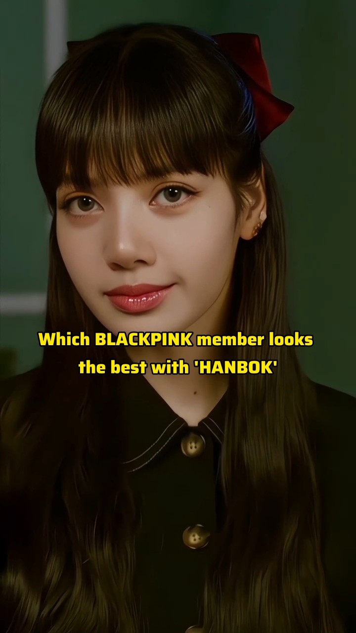 Which BLACKPINK member looks the best with 'HANBOK'? #jennie #jisoo #lisa #rose #blackpink #shorts