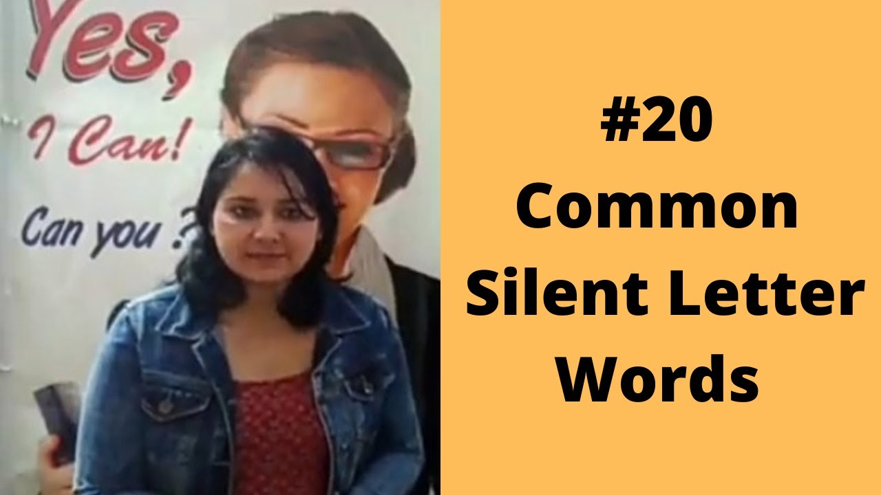 Common Silent Letter Words in English | English Pronunciation |Online English Video