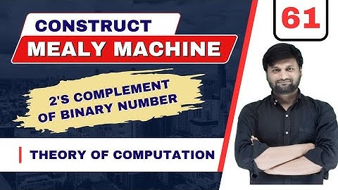 Design  Mealy Machine for 1