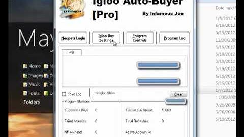 Neopets Igloo Auto-Buyer [2012 version] - Clraik.com