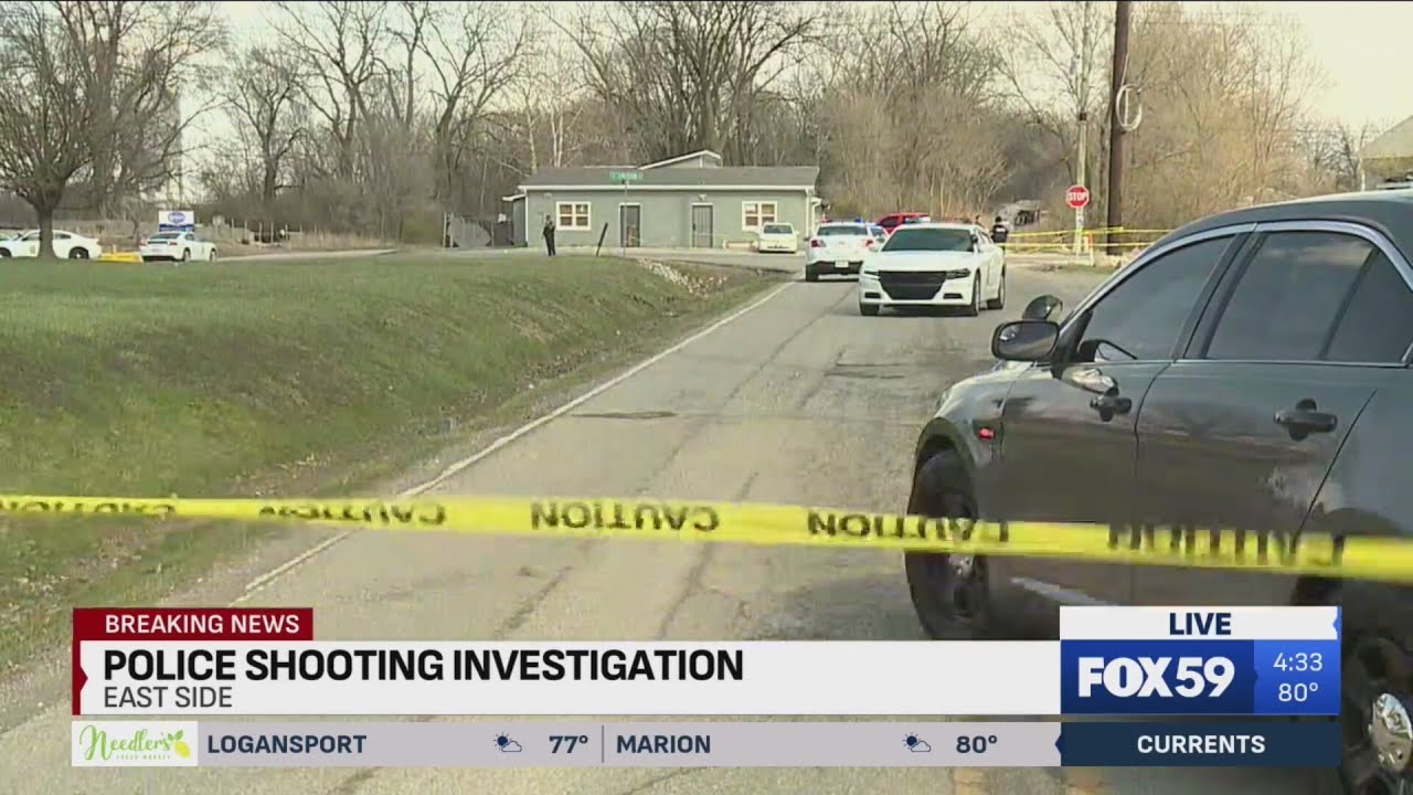 Police shooting investigation underway on Indy's east side - YouTube