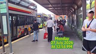 SMB3167T Sv 858. Departing Opp Yishun MRT Stn. MAN A22 Euro 5 (Batch 3) SD Bus. 27/07/26. SG❤️BUS