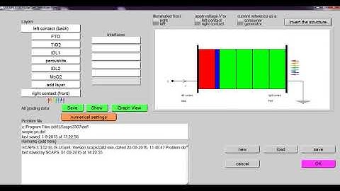 scaps software | perovskite solar cell simulation using scaps | Mubashir Khan