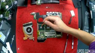 Video Как разобрать и почистить ноутбук Toshiba Satellite U400-10L (author: LPCG - Laptop Cleaning)