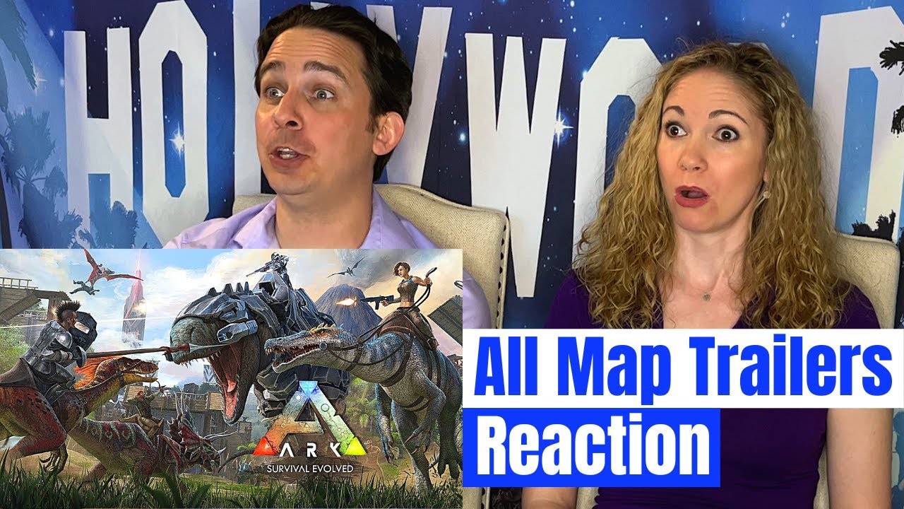 Ark Survival Evolved All Map Trailers Reaction