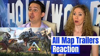 Ark Survival Evolved All Map Trailers Reaction
