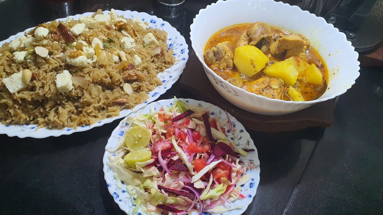 Aloo Chicken Recipe | Gur Rice Recipe | himenFoods