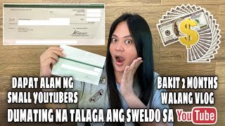 SAHOD SA YOUTUBE | TOTOO NA ITO | PARA SA SMALL YOUTUBERS |