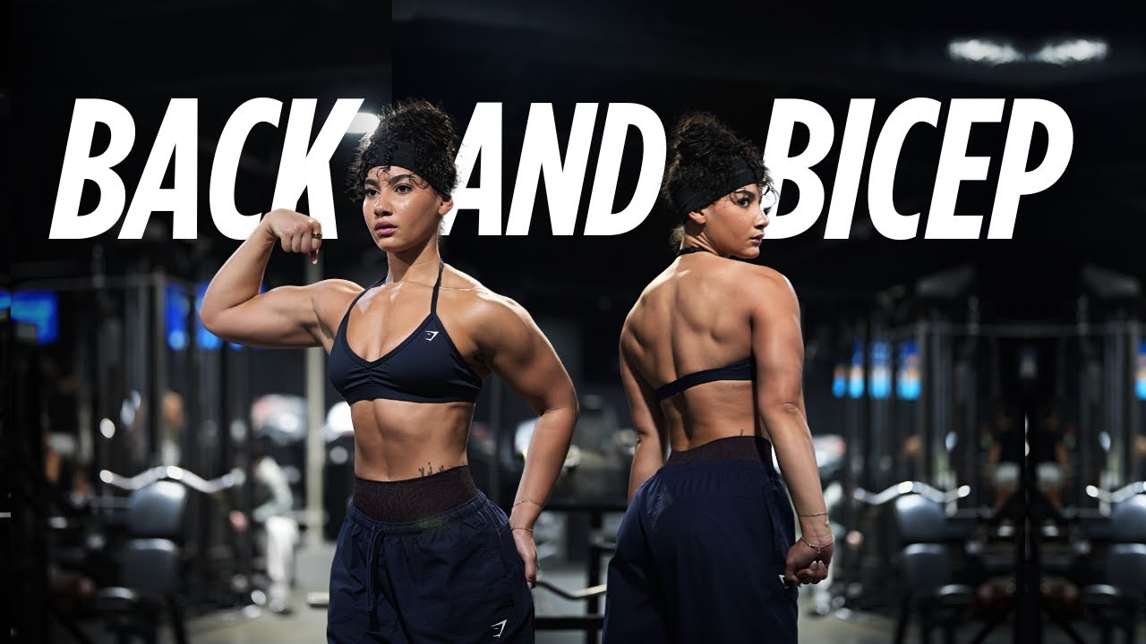 Back and Bicep Workout | a regular day in the gym