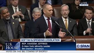 Hakeem Jeffries, "I DON'T WORK FOR YOU SIR, I WORK FOR THE AMERICAN PEOPLE."