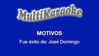 Motivos - Multikaraoke - Fue Éxito de José Domingo chords