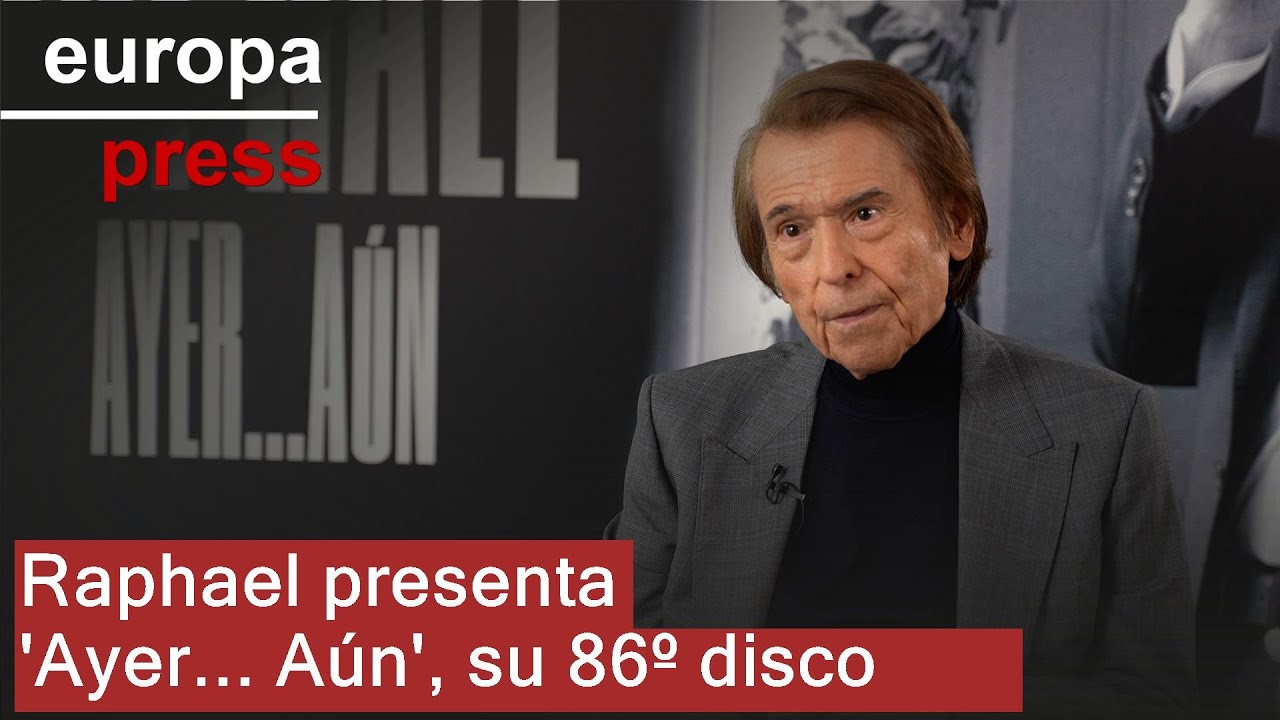 Raphael presenta 'Ayer... Aún', su 86º disco