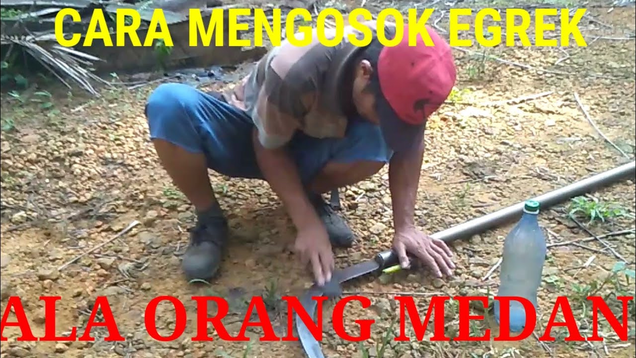 Cara menggosok sabit/egreg - YouTube