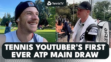 Tennis YouTuber Karue Sell Enters His First Ever ATP Main Draw In Geneva!