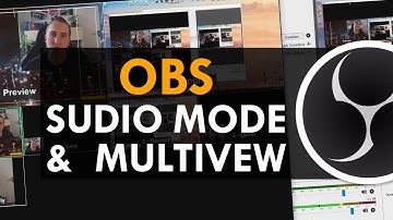 OBS Studio Tutorial - How to use Audio Meter, Studio Mode & Multiview