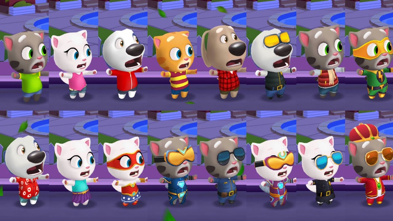 Talking Tom Gold Run Unlocked All Characters and Worlds - Gameplay Walkthrough (Android,iOS)