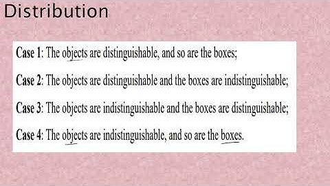 Distribution all case || MCS-013 (DISCRETE MATHEMATICS)BLOCK-2( BASIC COMBINATORICS) UNIT-7