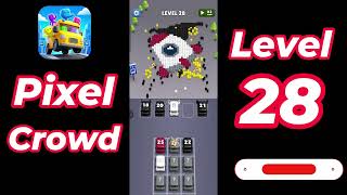 Pixel Crowd Level 28 Walkthrough | Full Gameplay Solution | SolutionGuruji