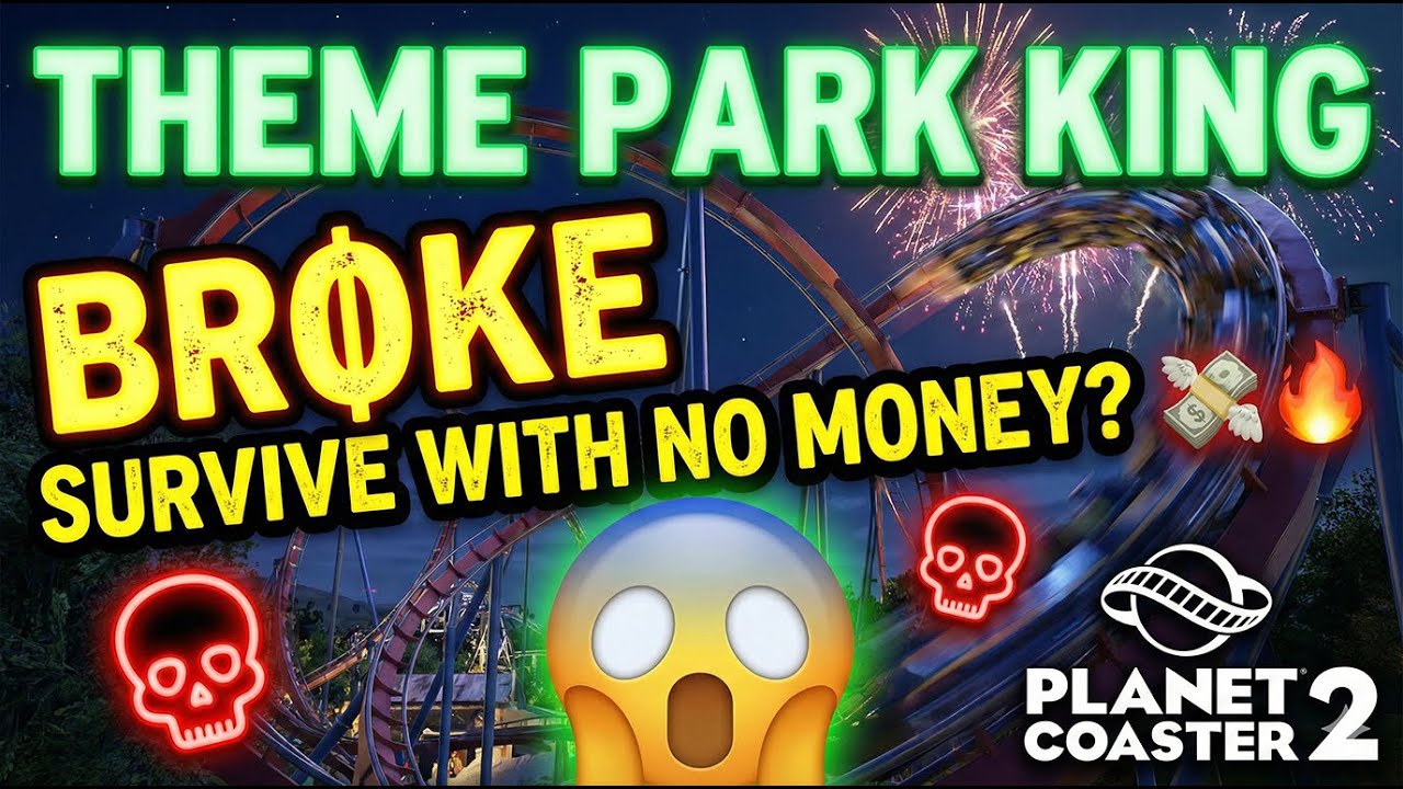 Planet Coaster 2 – BROKE TO THEME PARK KING Challenge 🎢 From ₹0 to Mega Park | Hindi Live Gaming