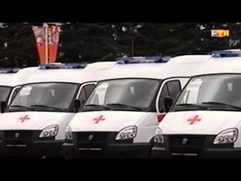 Две новые машины скорой помощи