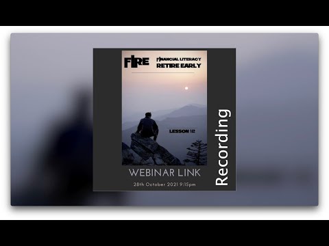 [2021.10.28] FIRE Lesson 12