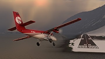 Aerosoft DHC-6 Twin Otter to Isafjordur Iceland | Microsoft Flight Simulator