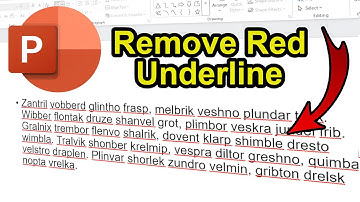 How to Remove Red Underline in PowerPoint (QUICK GUIDE)