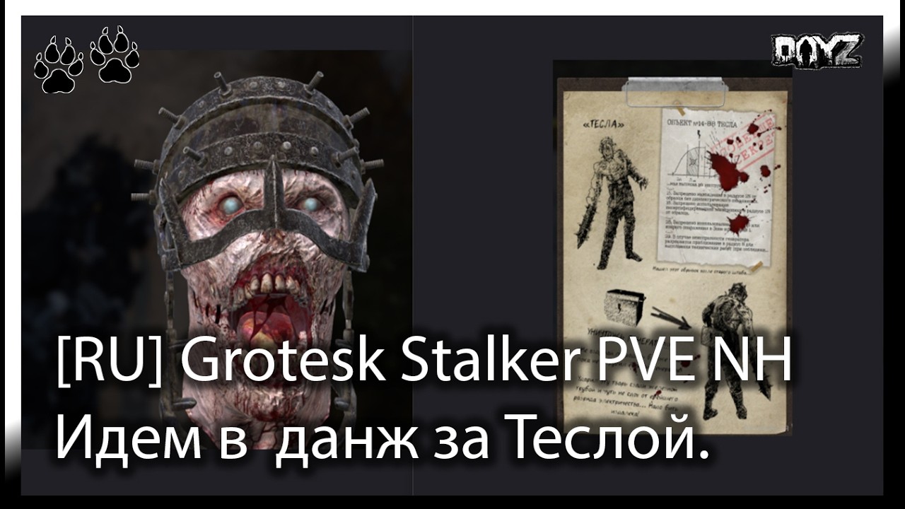 DayZ [RU] Grotesk Stalker PVE NH 4.Идем в  данж за Теслой.