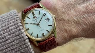 FOR SALE -IWC 14k gold watch double signed “Beyer” - www.chrono-scope.ch